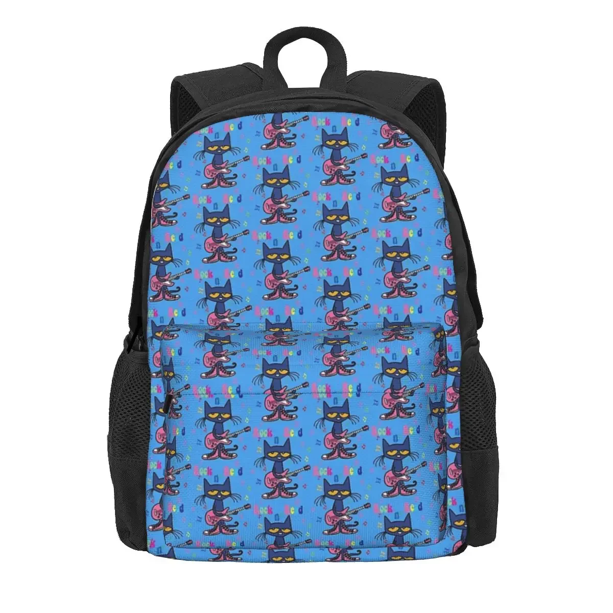 

Rock And Read Pete The Cat With His Pink Guitar And Pink Shoes Backpacks Bookbag School Bags Cartoon Kids Rucksack Shoulder Bag