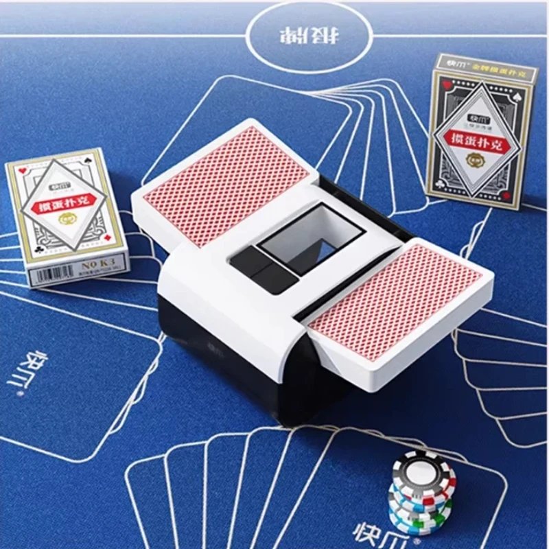 

Kpaw X1 Intelligent Card Shuffler Automatic Carddealer For Entertainment Family Gatherings Landlord Card Game Machine