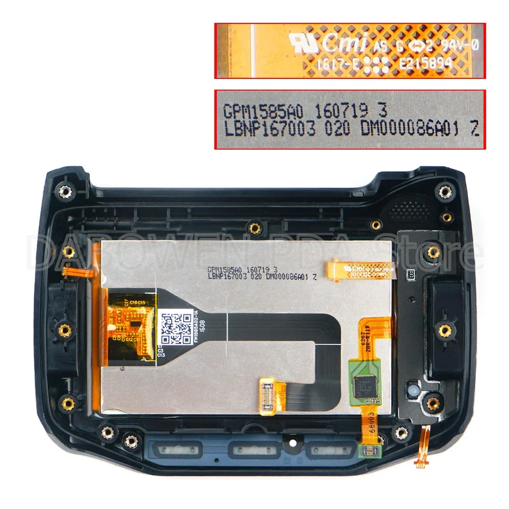 Tela lcd & tela sensível ao toque com substituição da capa dianteira para motorola symbol wt6000 wt60a0