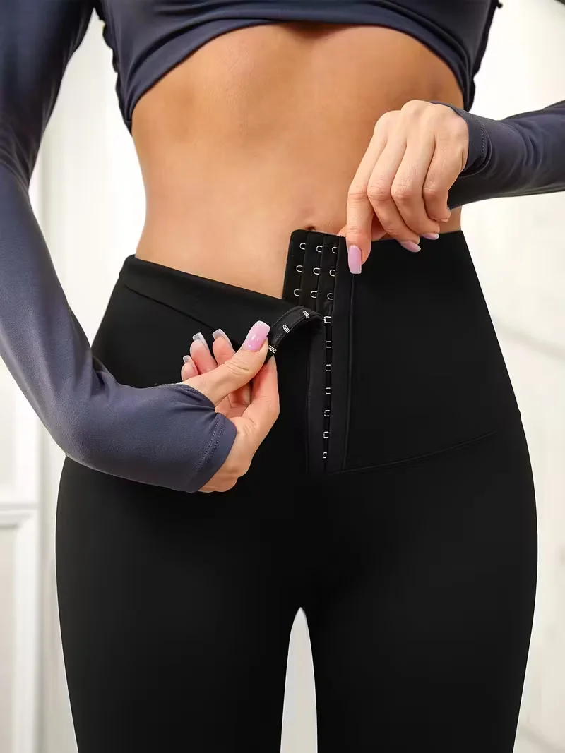 Women's High-waisted Opaque Workout Leggings-Tummy Control Yoga  Running Compression Pants with Butt Lifting Function,Jeans（New）