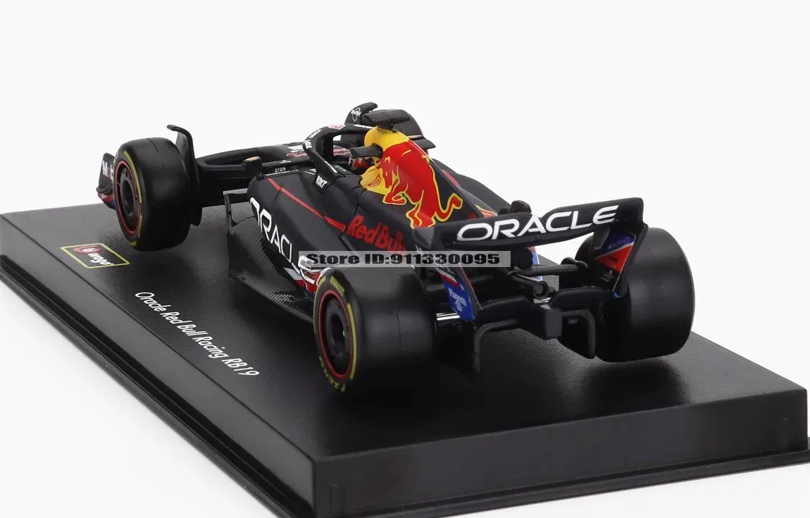 Bburago 1:43 F1 Red Bull 2023 RB19 # 1 Verstappen # 11 Perez Legierungs-Automodell Spielzeug Sammlerstück USA GP Austin Sonderedition Druckguss – Detail 2