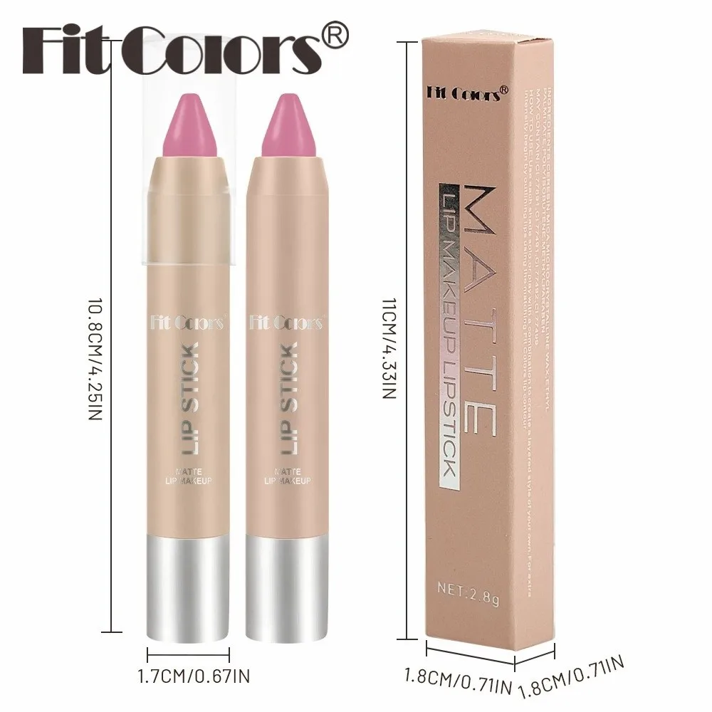 Nieuwe Matte Afwerking Lippen Lipliner Potlood Waterdichte Langdurige Lipstick Lipliner met Gouden Glitter Glanzende Lipliner Dagelijkse Make-up