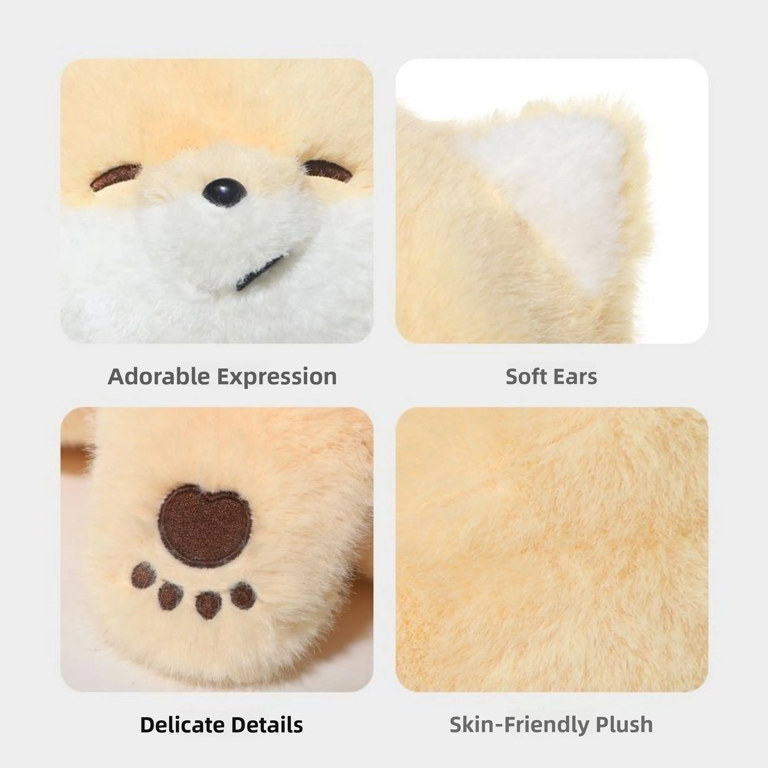 لطيف S iba Inu Plu لعبة دمية جرو Bede Canion Slumber Buddy لينة PP القطن شغل الكلب Pluie للمراهقين و...