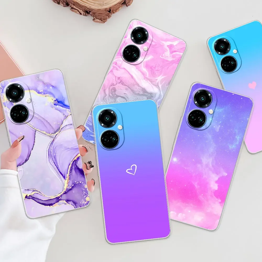 For Tecno Camon 19 Case Marble Candy Transparent Phone Case For Tecno Camon 19 Neo Silicone Back Cover For Tecno Camon 19 Pro
