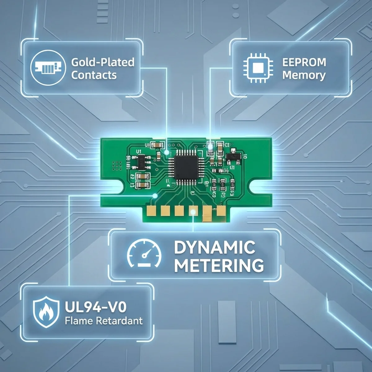 

Чип для картриджа PFI-1000 с функцией автоматического сброса для принтера Canon imagePROGRAF PRO-1000