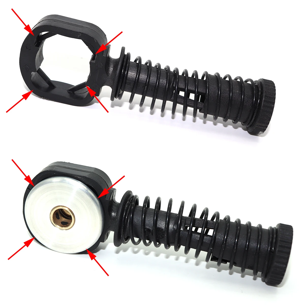 For Audi A1 8X A3 8L 8P 8/10MM Upgrade Manual Gear Shift Cable End Rod Linkage Selector Lever Pivot Bushing W/Lock Washer Clip - view 4