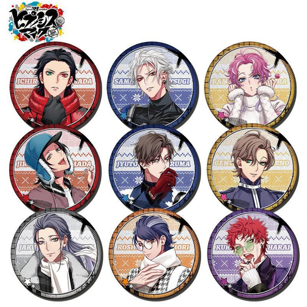 

Anime Hypnosis Microphone Division Rap Battle DRB Amemura Ramuda Yumeno Gentarou Cosplay Costume Badge Pin SPTE Tinplate Brooch