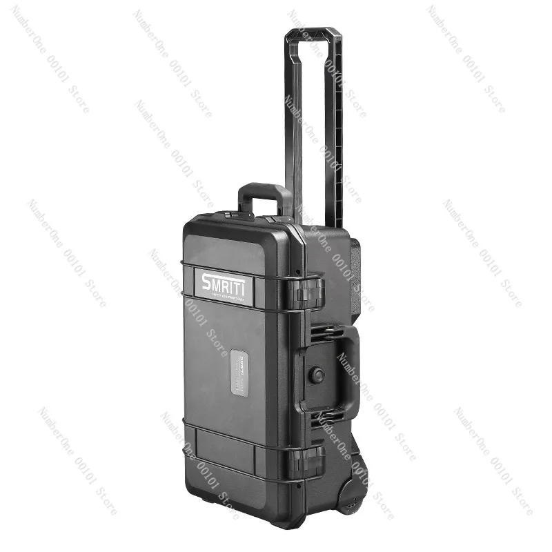 S-5129 Multifunctional Plastic Toolbox SLR Camera Notebook Photography Trolley Case Safety Protection Box