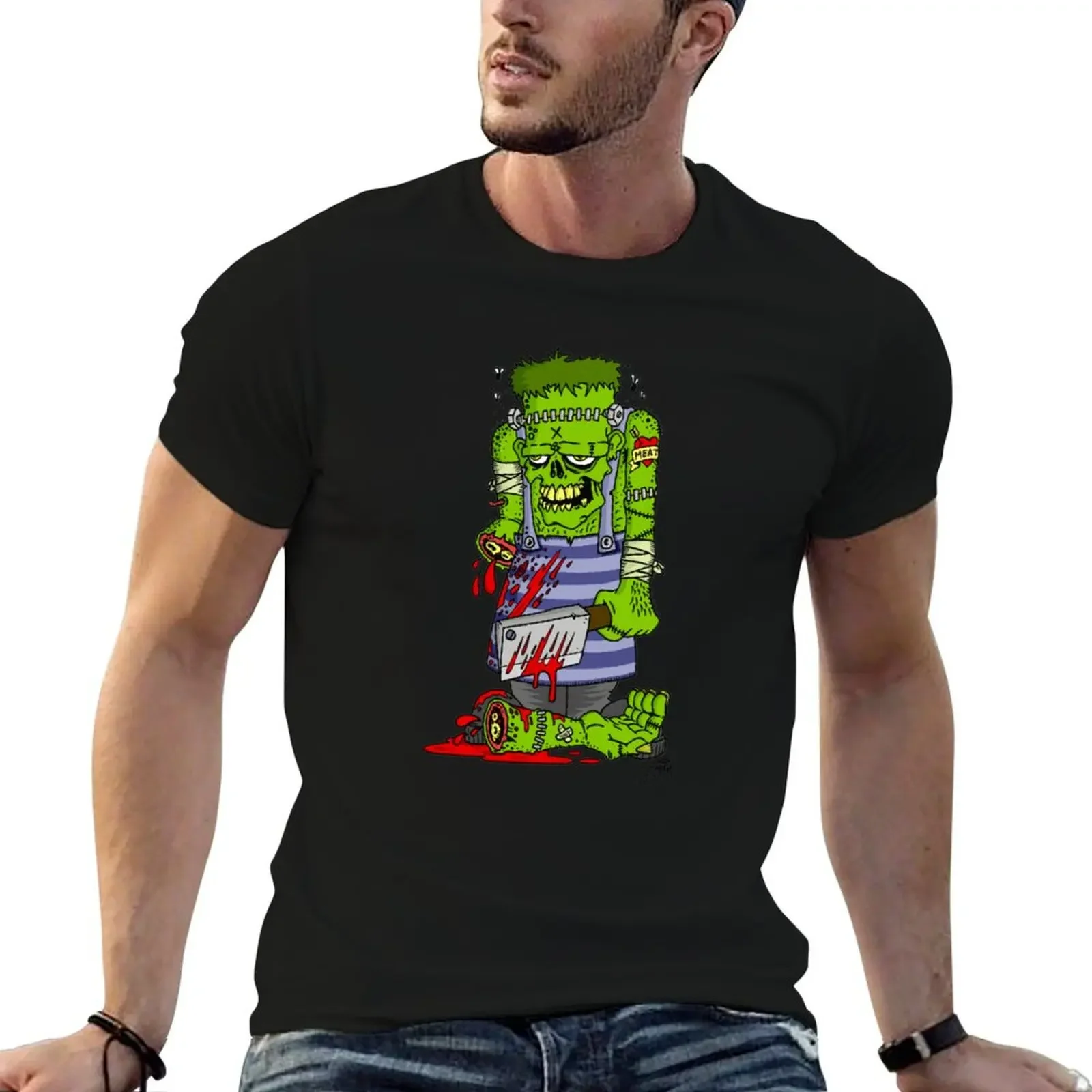 

MEATMAN T-Shirt oversizeds cotton man t-shirts t shirt men