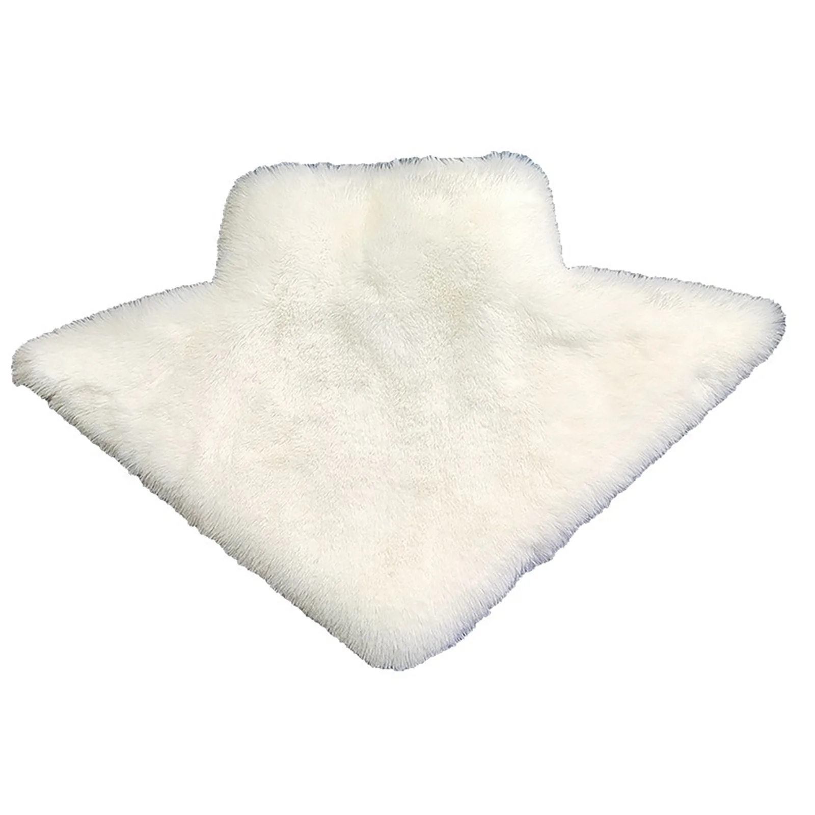 Faux Fur Fake Collar Animal Cosplay Fake Collar Costumes Accessories Plush Mock Neck Style with Invisible Zipper 3
