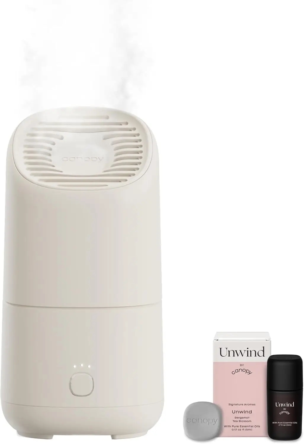 

Portable Misting Humidifier - Cordless 11 HR Run Time, 500 mL, TSA Approved Travel Humidifier - Alleviate Symptoms of