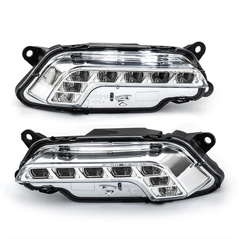 Amortecedor dianteiro do carro lâmpada de nevoeiro led luz de circulação diurna para mercedes w212 e350 e550 e63 2010-2016