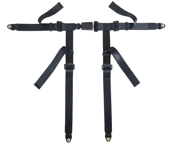 2 Inch 4-Point Harness Racing Seat Belt for UTV Go Cart Racing Cars-Steel Polyester AC Ace Astra Astra Models Compatible