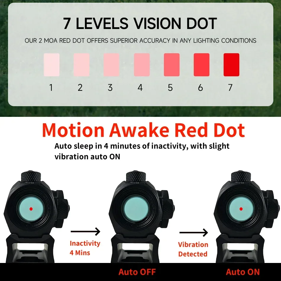 1x22mm 3X Magnifier with Flip-up Mount Hunting Scope Red Dot Sight Reflex Airsoft Sight Adjustable RifleScope Tactical Accessory