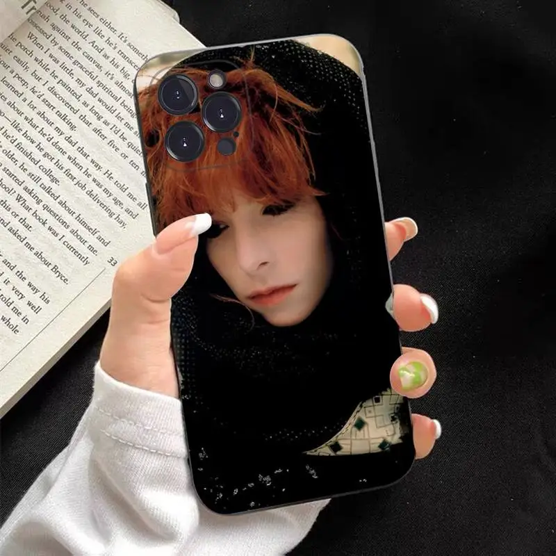 Mylene Farmer singer Phone Case For iPhone 6 7 8 Plus 11 12 13 14 Pro SE 2020 MAX Mini X XS XR Back Funda Cover