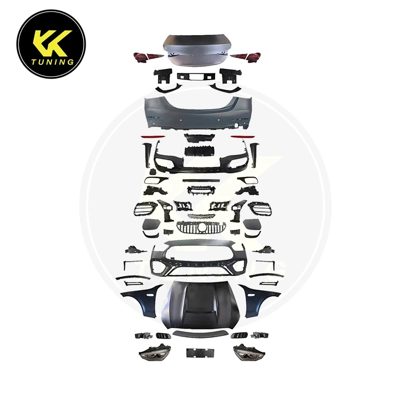 Upgrade Kit Old To New Body Kits For Mercedes Benz C Class W205 2015-2019 Facelift To W206 2020-2021