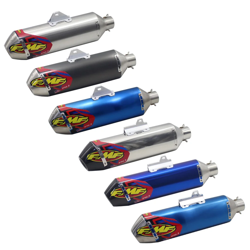 Długość 470mm Wlot 51mm Rura Wydechowa Motocyklowa FMF 4T Tłumiki Uniwersalne Motocyklowe Motocross Escape Moto z DB Killerem