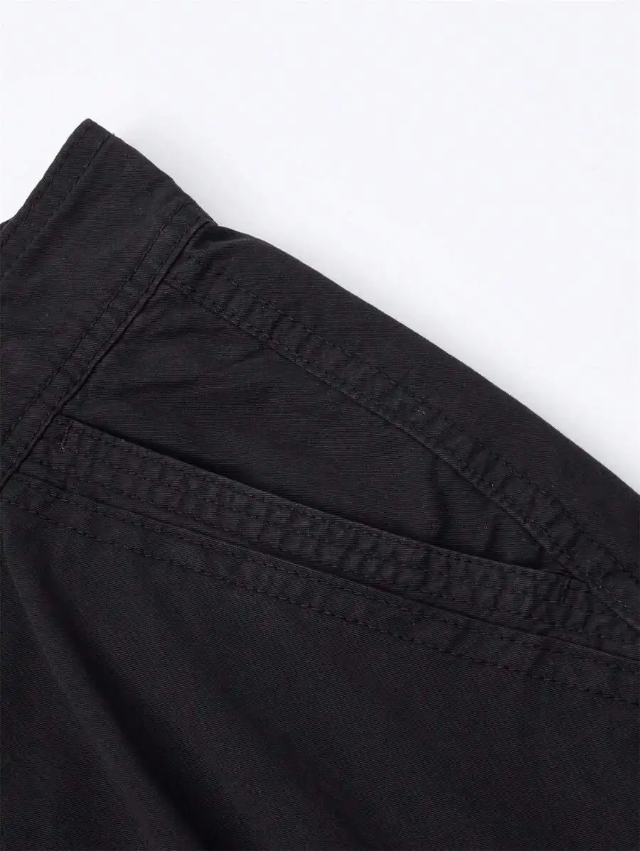 

Mens Cotton Cargo Shorts With Button Pockets Breathable Casual Outdoor Shorts For Summer