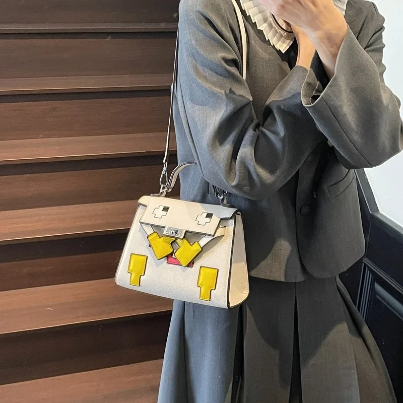 

Изысканная кожаная сумка через плечо для женщин, сумки люксового бренда от известного дизайнера, популярная классическая элегантная сумка