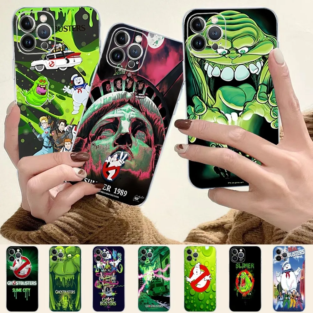 Movie E-Extreme G-Ghostbusters Phone Case For iPhone 16 15 14 13 12 Mini 11 Pro XS Max X XR SE 6 7 8 Plus Soft Silicone Cover