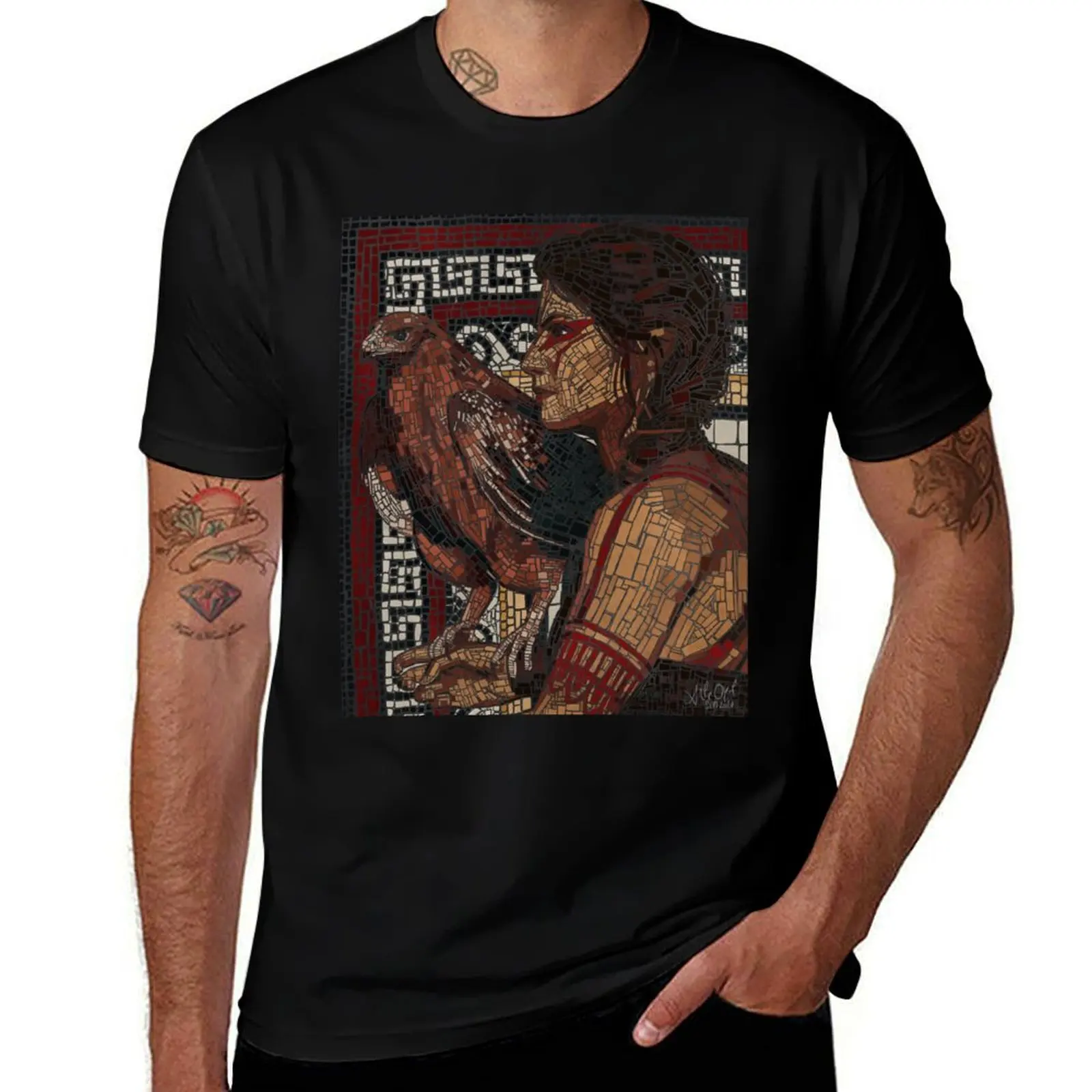 Eagle Bearer T-Shirt cotton t shirts man 100% T-Shirt