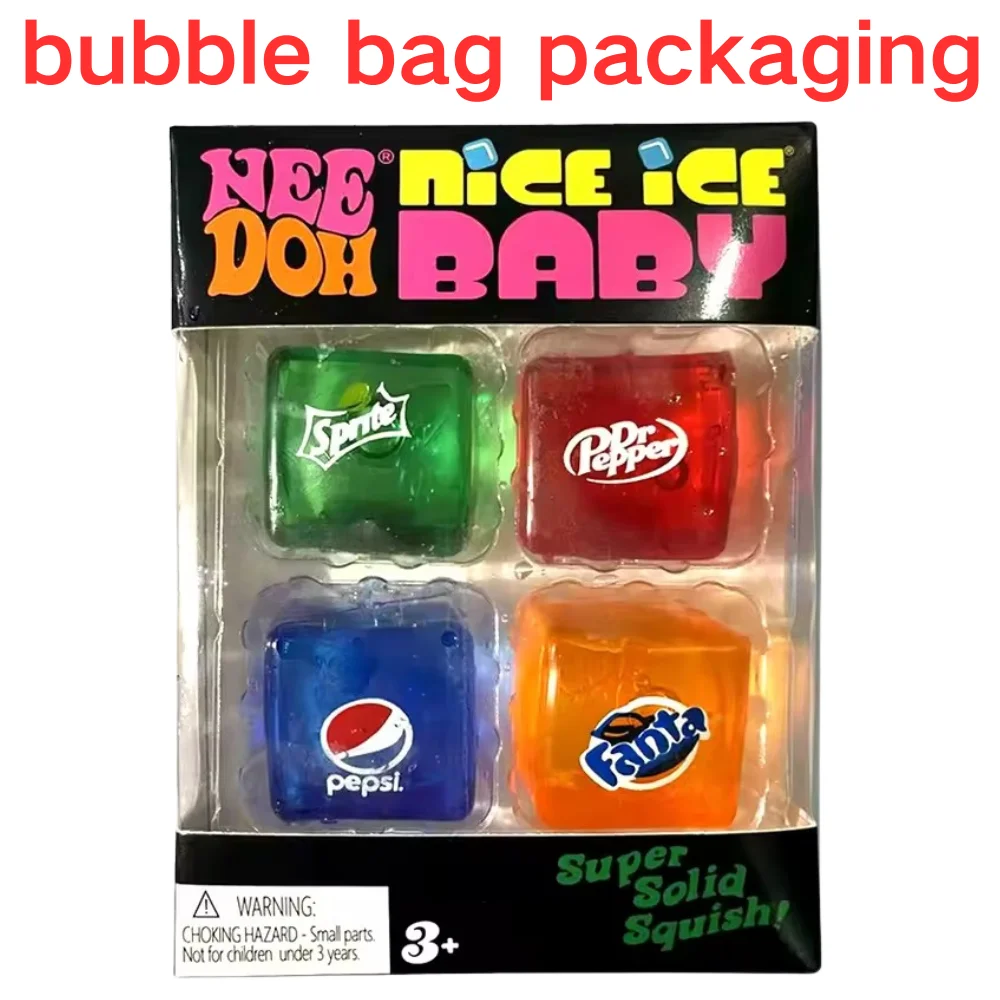 Super Squish Squishy Spielzeug Schylling NeeDoh Nice Cube Sensorisches Stressabbau- und Anti-Angst-Quetschspielzeug