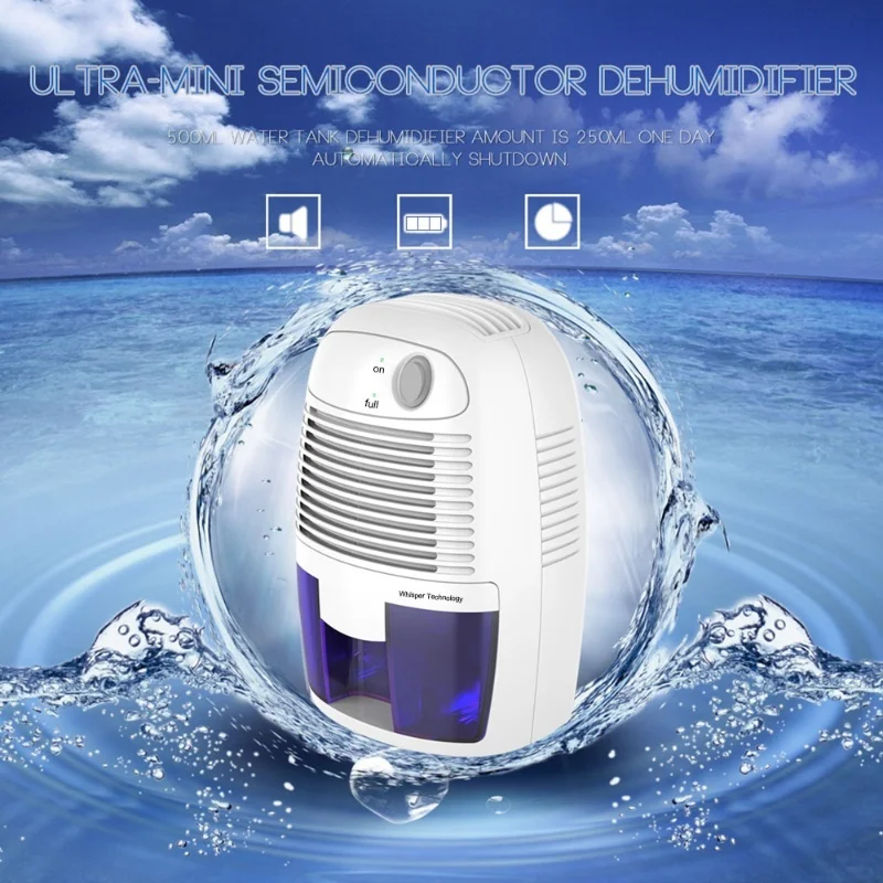 Ultra Mini XRow-600A Semiconductor Dehumidifier Moisture Absorbing Air Dryer Peltier Ultra Quiet Thermo Electric For Wardrobe