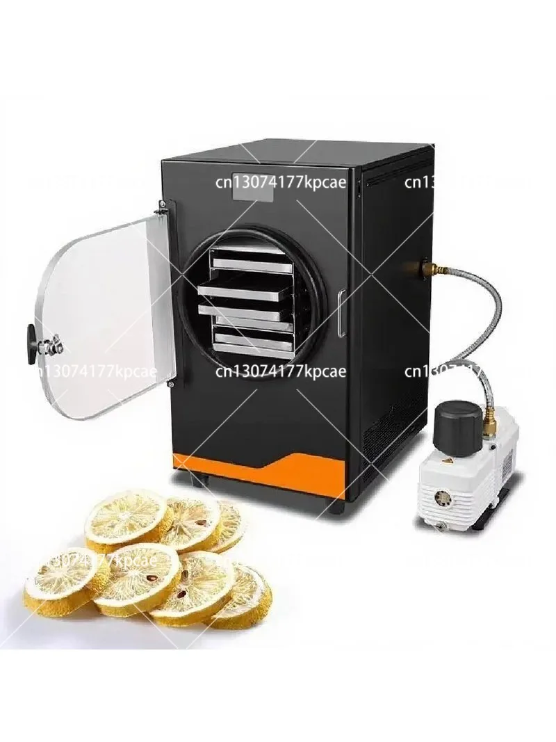 For 6Kg Digital Control Home Freeze Dryer Easy Use Small Vacuum Lyophilizer Compressor Pump Gear Automatic for Food