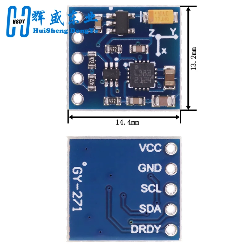 HMC5883 GY-271 3V-5V Triple Axis Tri-axis 3 Axis Compass Magnetometer Sensor Module Board HMC5883L For Arduino Imported chips