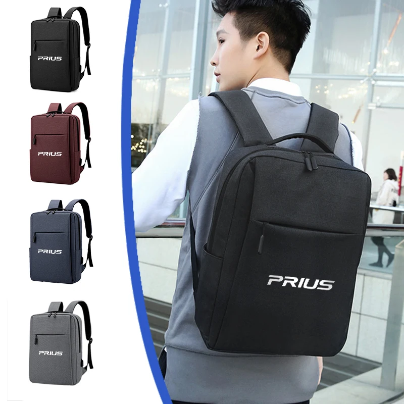 

USB Rechargeable School Bag Waterproof Laptop Backpack For Toyota Prius Prado Supra Aygo Yaris RAV4 Hilux Corolla 4Runner Ca