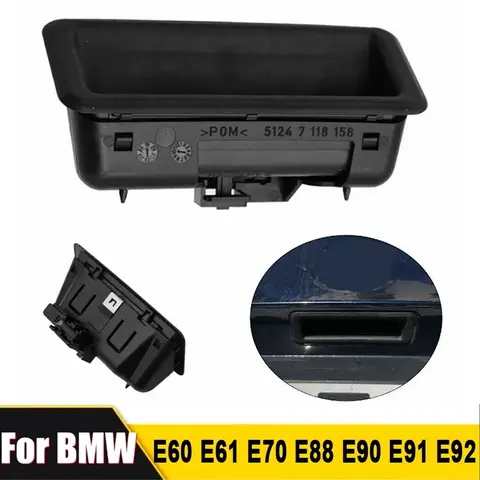 자동차 부트 핸들 트렁크 제어 릴리스 스위치, BMW E60 E61 E70 E71 E72 E84 E88 E90 E91 E92 E93 7118158 51247118158 2006-2013