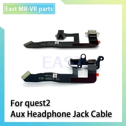 Original Charging Port Cable For Quest 2 Quest2 Power Type-C Audio Aux Jack Headphone Accessories Replacement Part