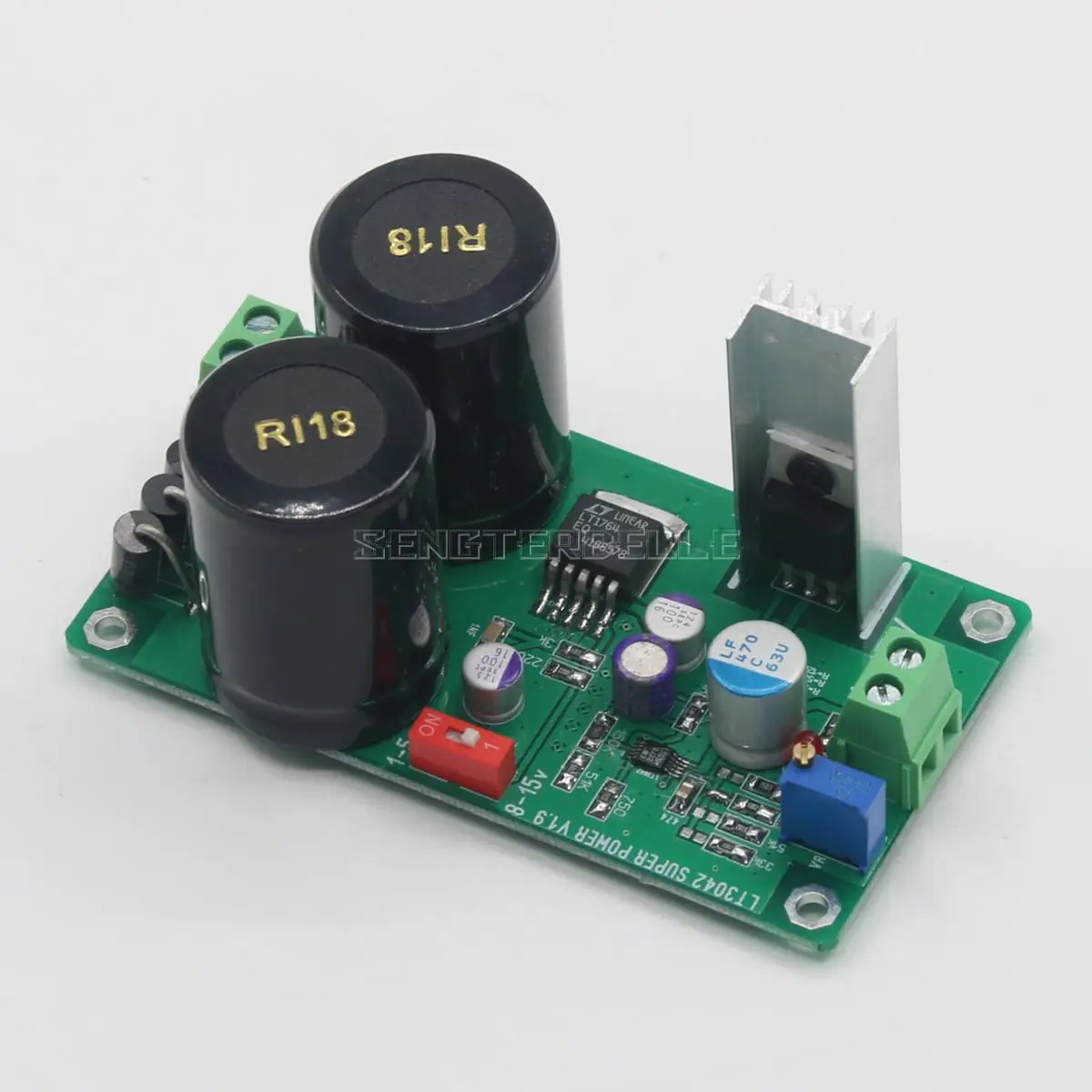 HIFI LT3042 Ultra Low Noise Linear Power Supply Board For Raspberry Pi Amanero XMOS Digital Interface