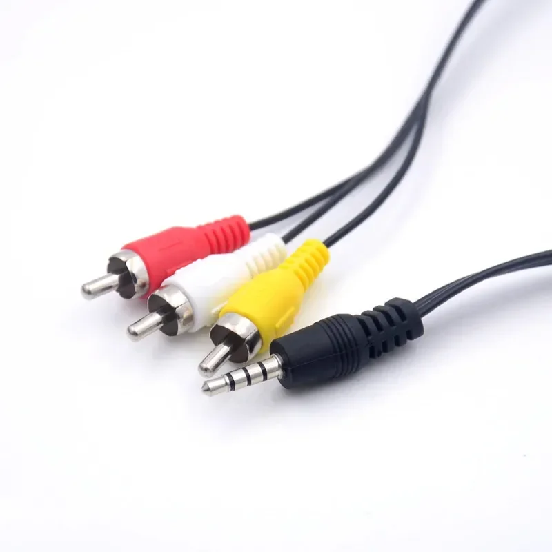 3.5mm Jack Mini Plug to 3 Male Rca Stereo Phono Audio Speaker Adapter Splitter Extension cord Cable connectors