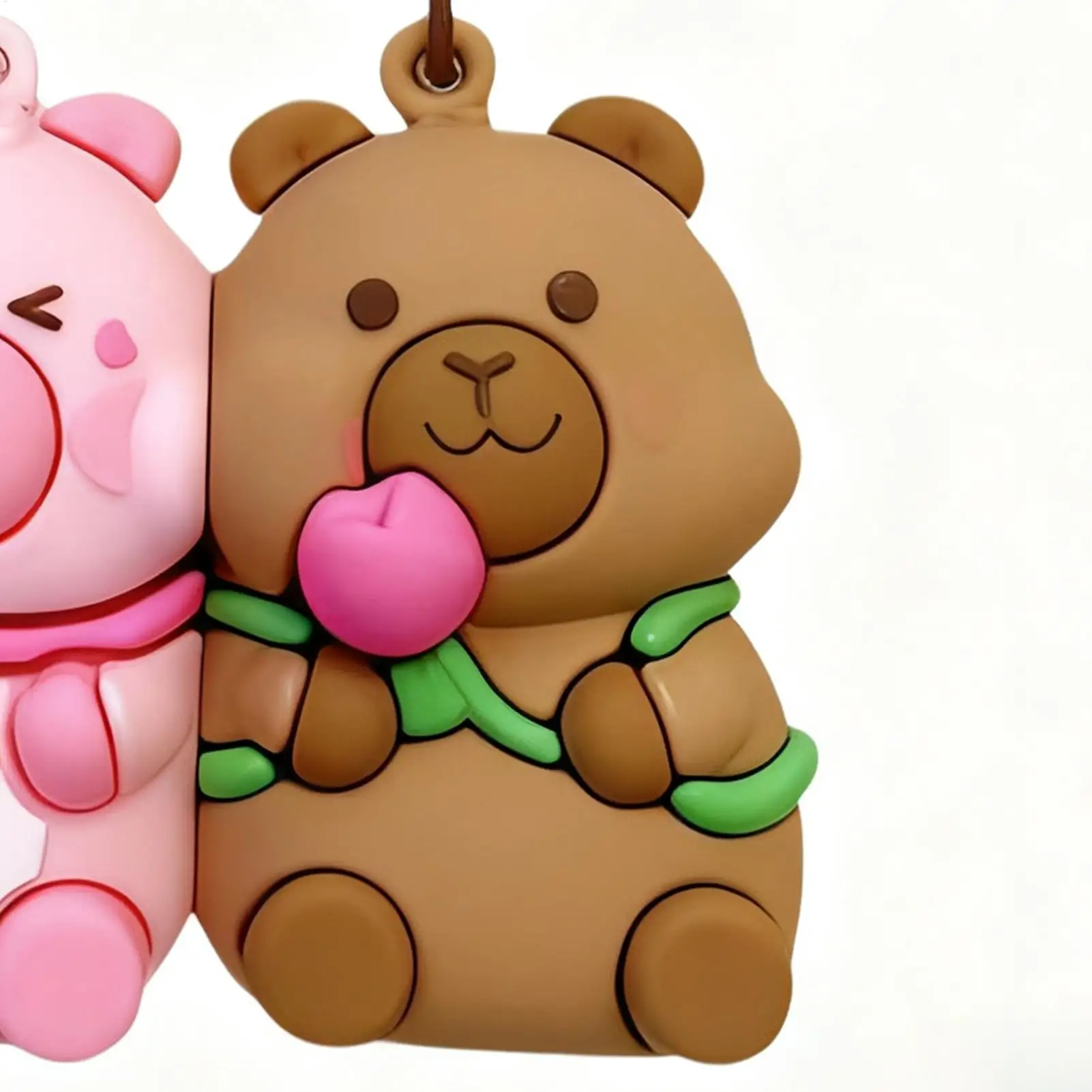 

Брелок с капибарой, очаровательный милый животный рюкзак, украшение, брелок, одинаковые брелки для пар, для парня, подруги, друга него