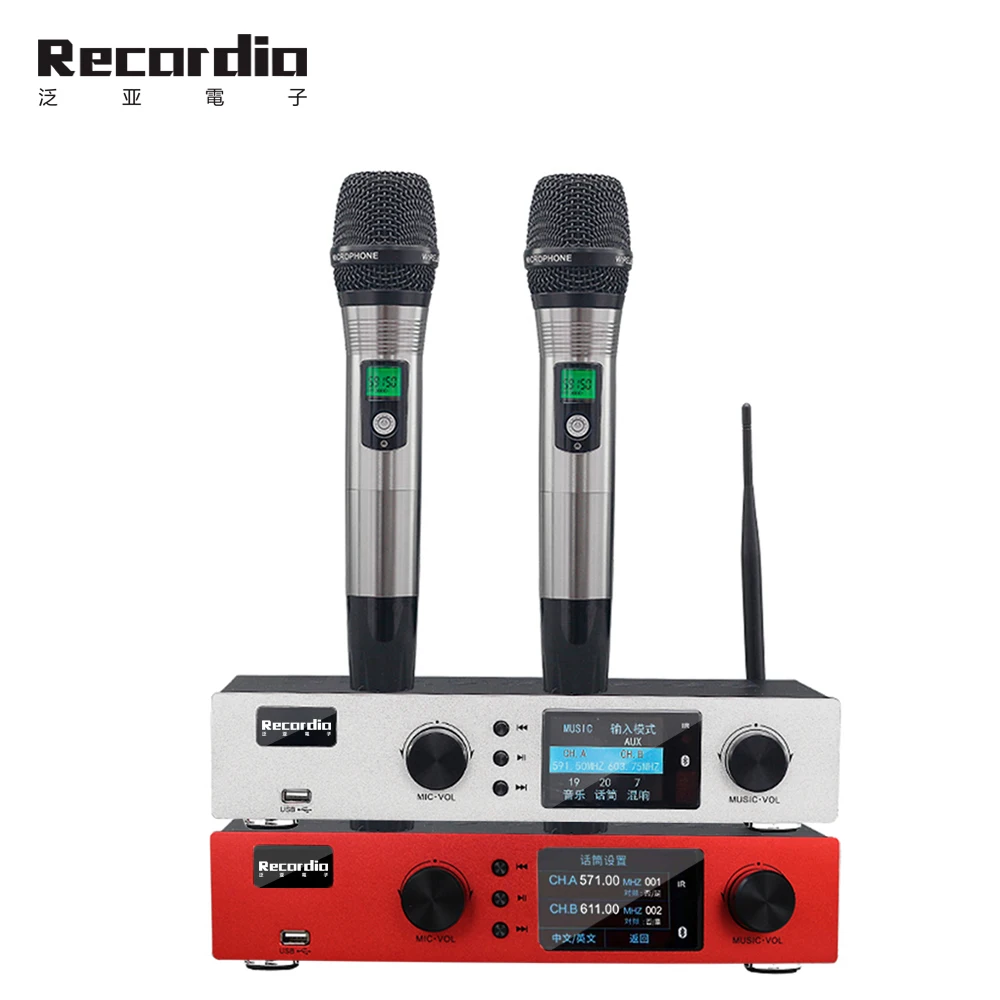 GAW-L600 Professional Power Amplifier Effector UHF Wireless Microphone Three in One for Karaoke Stage Performance