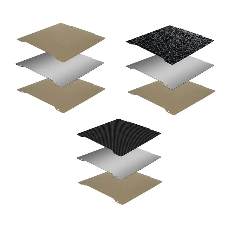 

Upgraded Heatbed Build Plate Double-sided Textured PEI PET PEY Powder-coated Spring Steel Sheet For Prusas Mini Dropship