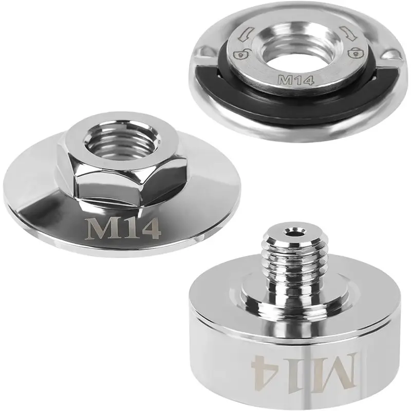 ABGE-2X X-Lock Adapter, Grinder Adapter Kit To M14 And 5/8Inch Thread, Angle Grinder Adapter For Cutting Discs