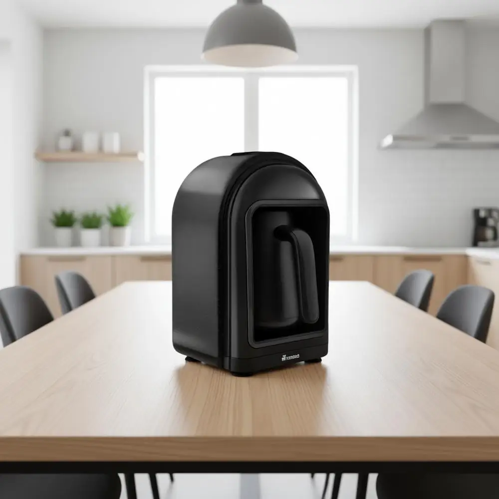 5 Cups Electric Turkish Coffee Machine with Ember Mode, Automatic Temperature Control, Overflow Protection, Audible & Visual Ale