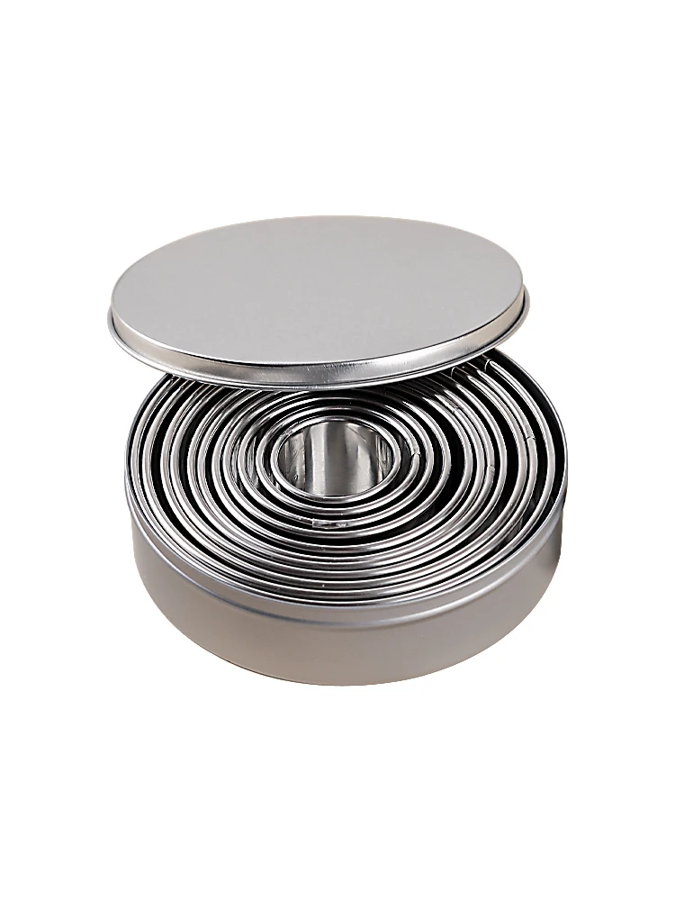 Thickened Stainless Steel round Mousse Ring Heart Shape Baking Tool Bobo Cup Tiramisu Mold Home Use Kitchen Cooking Utensils view 5