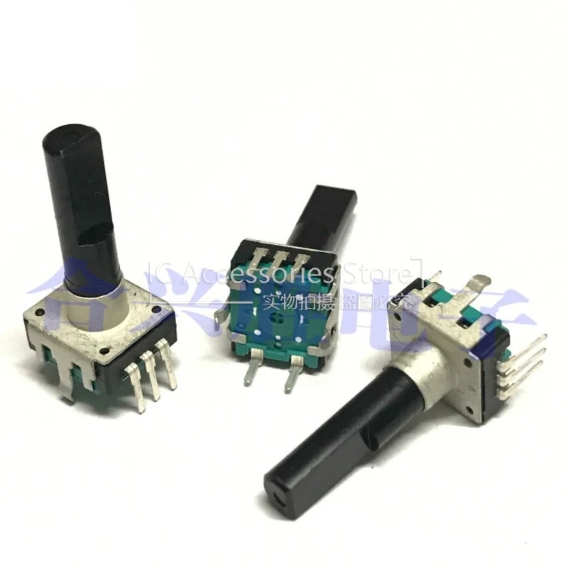 2PCS RE1201XD1-H01 Rotary Encoder With Switch EC12 Type 24 Positioning 24 Pulse Mixer Effector Knob