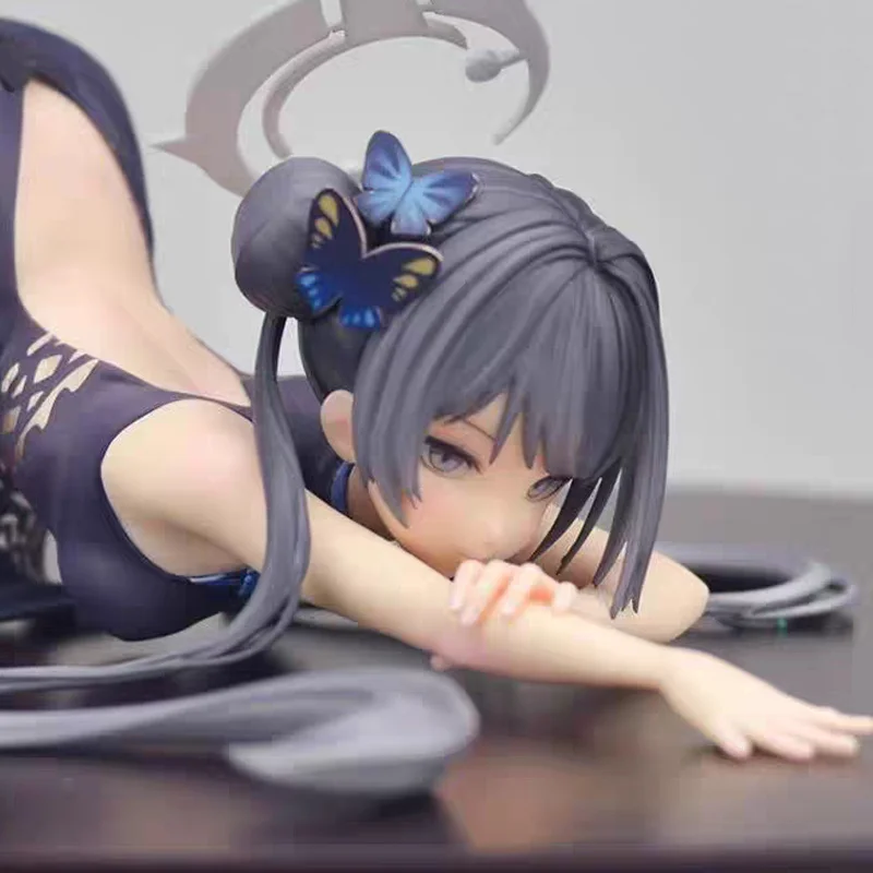Blue Archive Kisaki Anime Figure - Lying Posture Girls Action Model Statue Doll for Collection And Decoration Birthday Gift