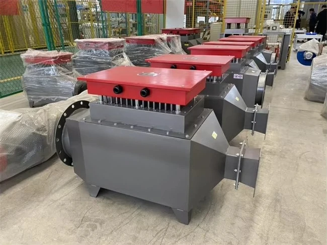 Calentador de aire eléctrico controlado por WiFi I para ganado Barnsntelligent 48kw Sistema de calefacción agrícola -