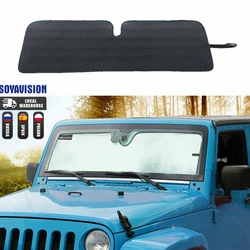 For Jeep Wrangler TJ JK 1997-2017 Car Front Windshield Sunshade Anti UV Ray Window Sun Visor Protector Cover Accessories