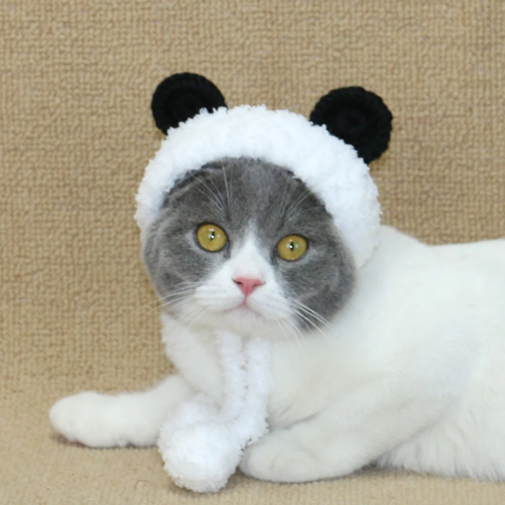 

Cat Panda Hat Animal Ears Headband Costume Bear Halloween Costumes Lovely Pet Shaped Headwear