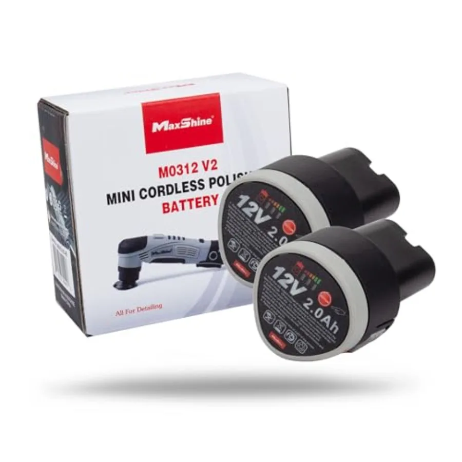 

Сменный аккумулятор для мини-полировальной машины V2, 2000 мАч, 12В, литиевый, с индикатором заряда в реальном времени, Power-Boo