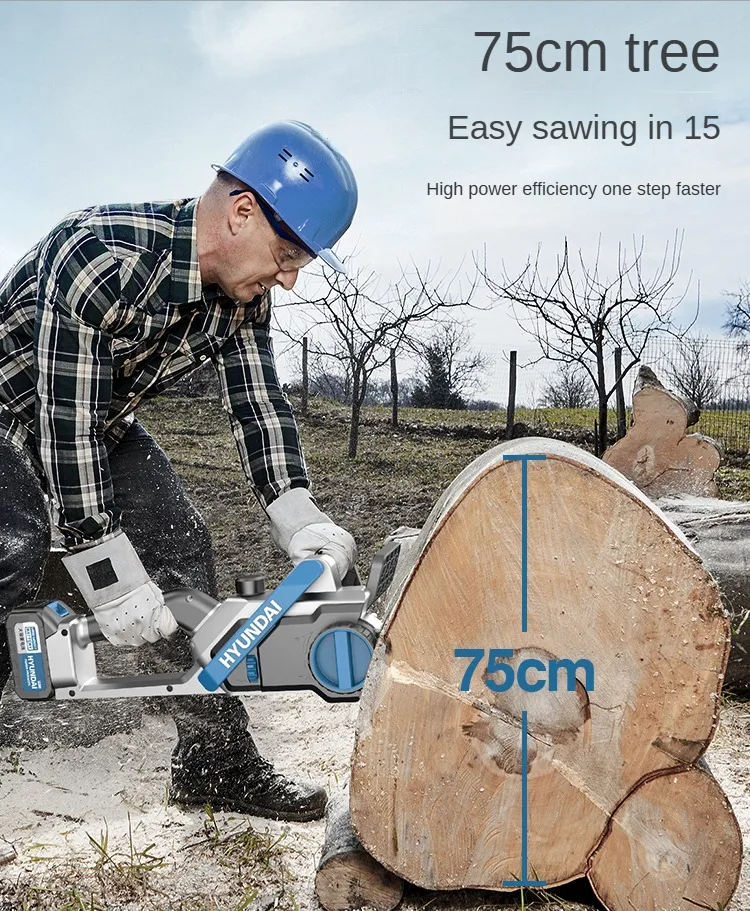 High-power Lithium Battery Electric Saw with Large Capacity Chain Saw for Home Use