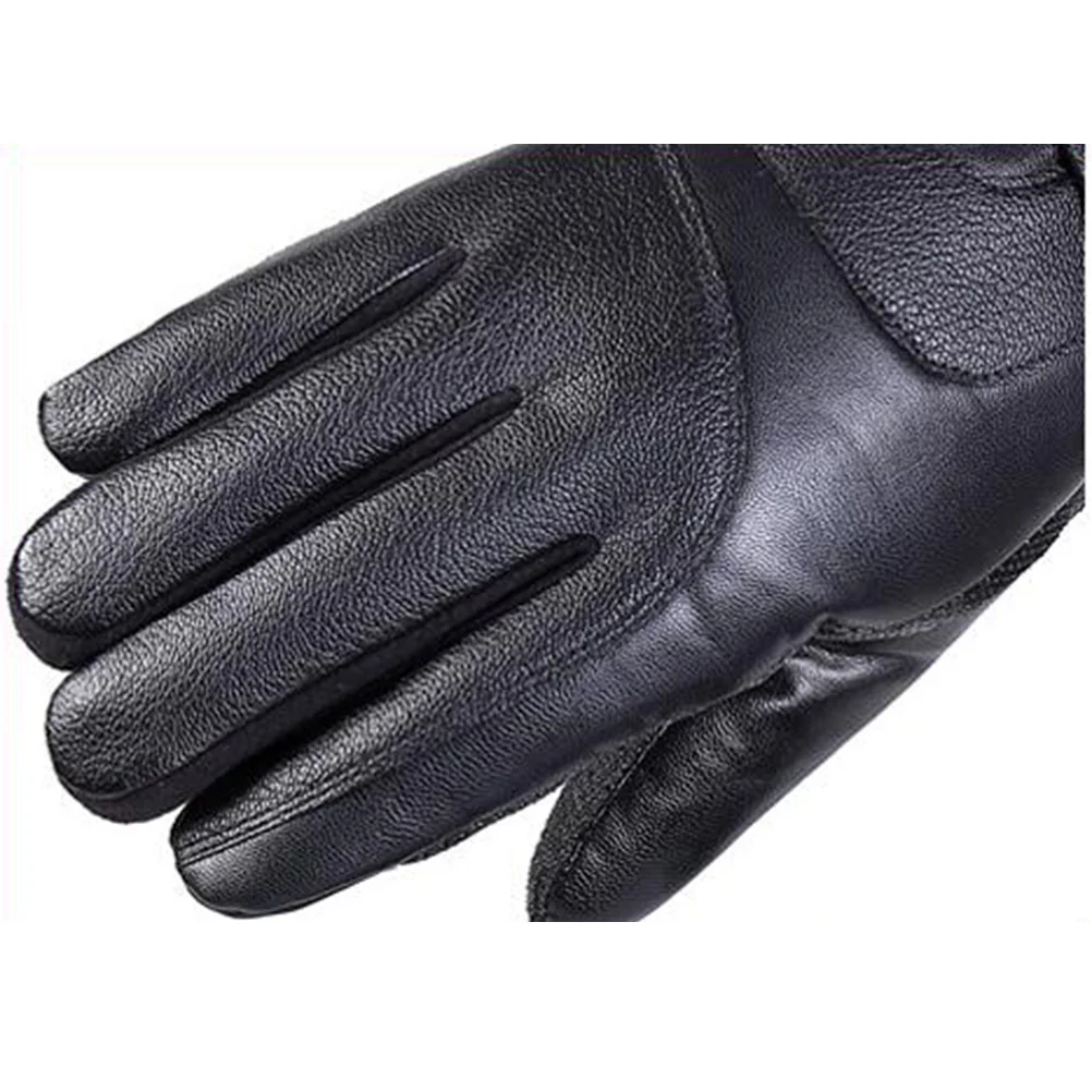 

1Pair Windproof Motorcycle Gloves Thicken PU Warm Outdoor Sports Cycling Climbing Riding Winter Gloves Black
