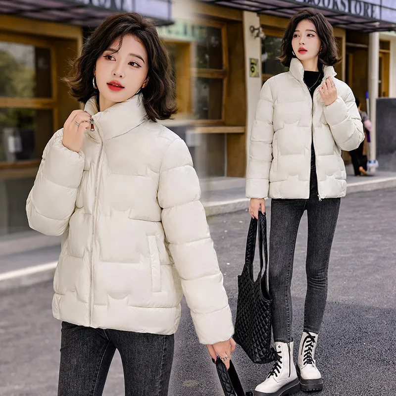

Autumn Winter Women Cotton Coat Korean Loose Cotton Padded Jacket Female Short Warm Thicken Parkas Coat 2024 New Women Outwear