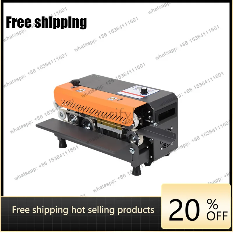 L10 automatic commercial continuous small sealing machine plastic aluminum foil packaging